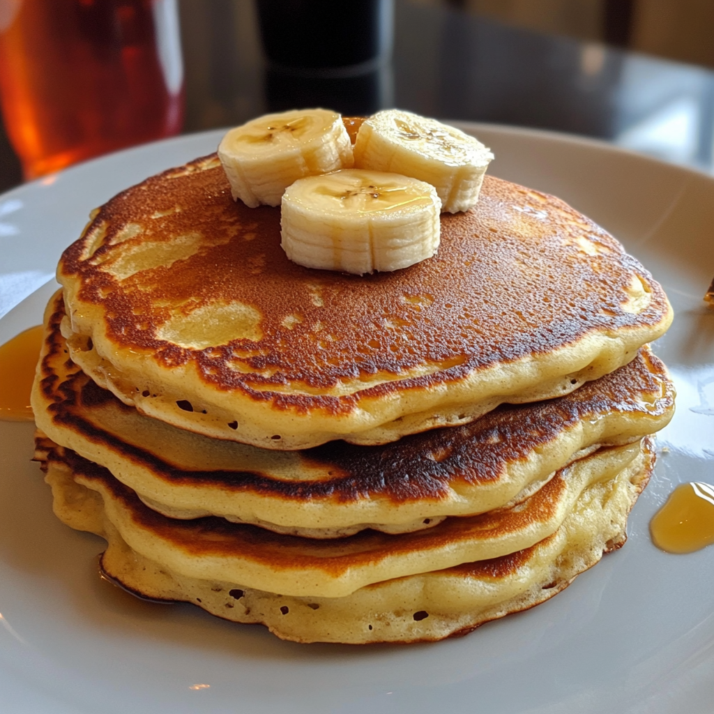 Lire la suite à propos de l’article Pancakes Banane & Skyr 🥞🍌💫